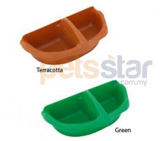 Vision Bird Care Seed & Water Cup Blue